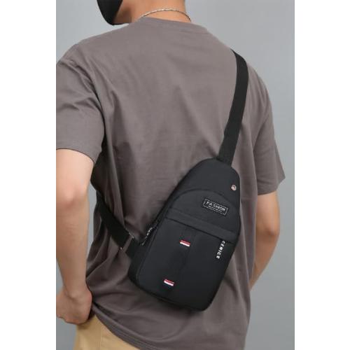 Shoulder Backpack Messenger Bag Adjustable Portable Men's Outdoor Hiking Sports Chest Bag