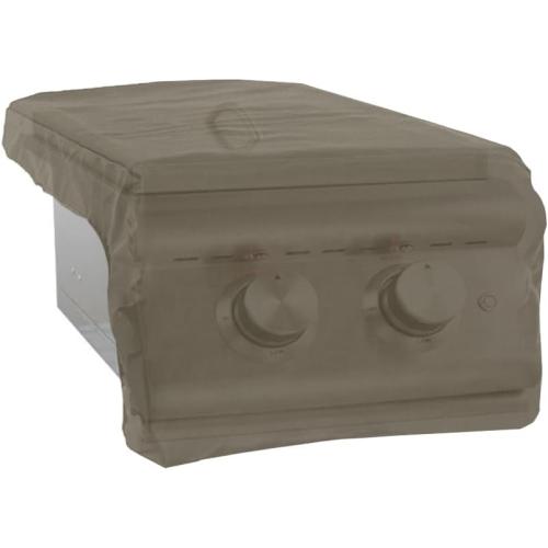 Covers & All Outdoor Built in Grill Side Burner Cover, Durable 12 oz Waterproof & UV Resistant, Heavy Duty BBQ Grill Protector for Both Indoor & Outdoor Use (16 W x 25 D x 14 H, Beige)