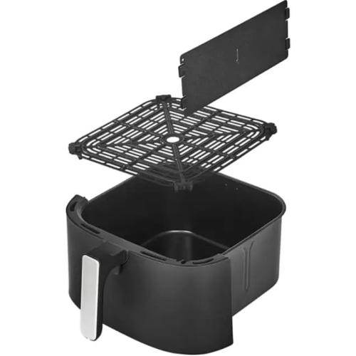 Black Bella PRO - 8-qt. Touchscreen Air Fryer with Divided Basket - Matte Black