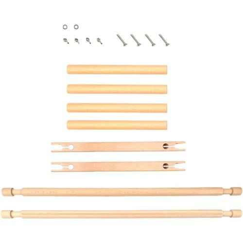 SHERCHPRY Wooden Cross Stitch Stand Compact Embroidery Tapestry Frame Install Beech Wood Embroidery Holder for Tabletop Needlework Craft