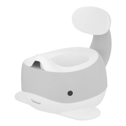 Kindsgut Whale Potty Training Toilet, Light Grey | Child Friendly, Discreet Colors, Potty Training