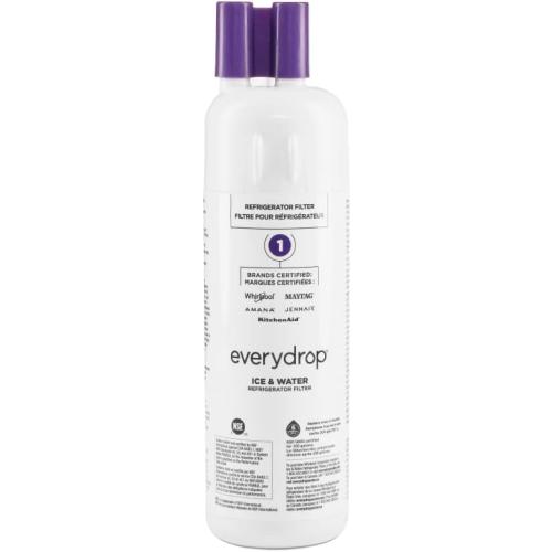 everydrop by Whirlpool Ice and Water Refrigerator Filter 1, EDR1RXD1, Single-Pack , Purple