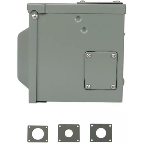 [Cars Parts] Enclosed Lockable Weatherproof Outdoor 50A 125/250 Volt RV/EV Power Outlet Box [Easy to Replace]