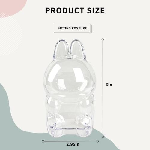 Protective Case for LABUBU, Display Case for LABUBU, Have a Seat, Portable Anti-Scratch and Dustproof Polycarbonate Material