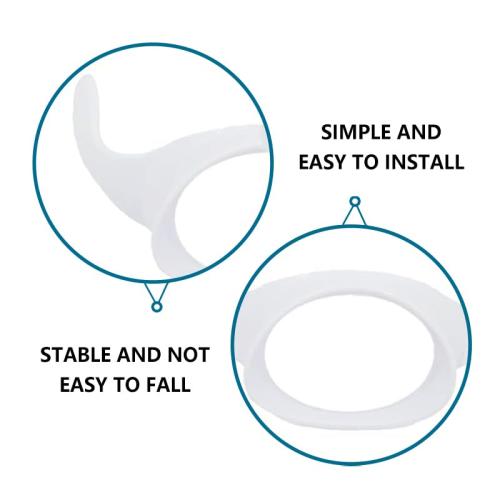 Baby Bottle Handles Compatible with Philips Avent Anti-Colic and AirFree Vent Baby Bottles, Compatible Avent Bottle Holder,4 Count (White)