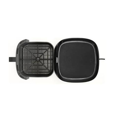 Bella PRO - 8-qt. Touchscreen Air Fryer with Divided Basket - Matte Black