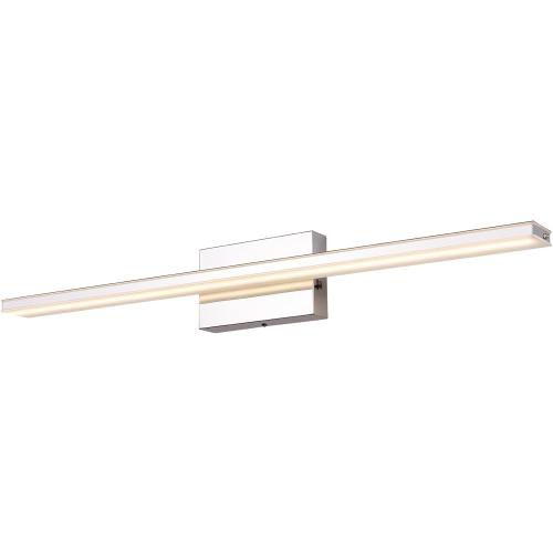BRIVOLART LED Modern Bathroom Vanity Light Fixtures 24W Dimmable 5CCT LED Vanity Light Bar Over Mirror Matte Black Wall Light for Bathroom 31.5 inch Long