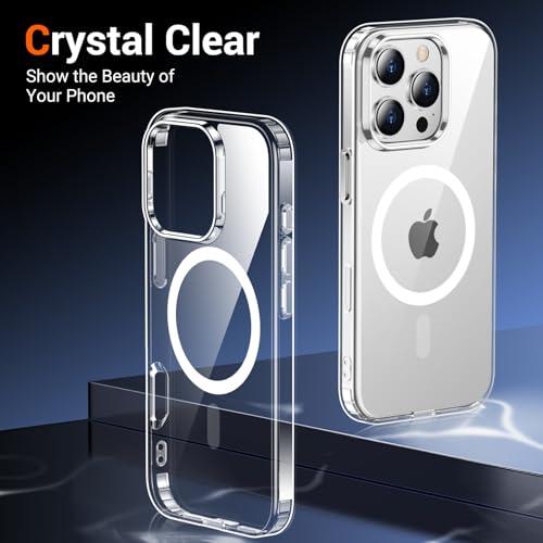 for iPhone 16 Pro Case with Screen Protector Clear