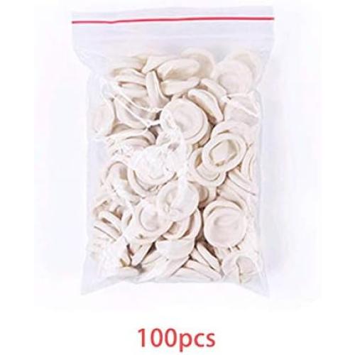 Disposable Fingertips Protector Gloves Natural Rubber Non-slip Anti-static Latex Finger Cots Fingertips Durable Tool 10 piece