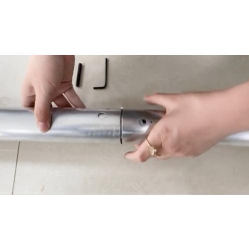 118/3m Stainless Metal Tube Crossbar for Studio Backdrop Wall Mount System - Holder Pole