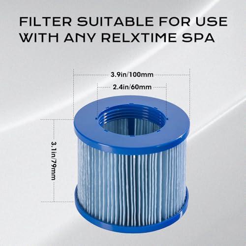 6 Pack Spa Filter Cartridges, Hot Tub Filters, Filter Replacement