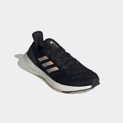 Size 11 color Black white pink adidas Women's Ultraboost 22 Running Shoe