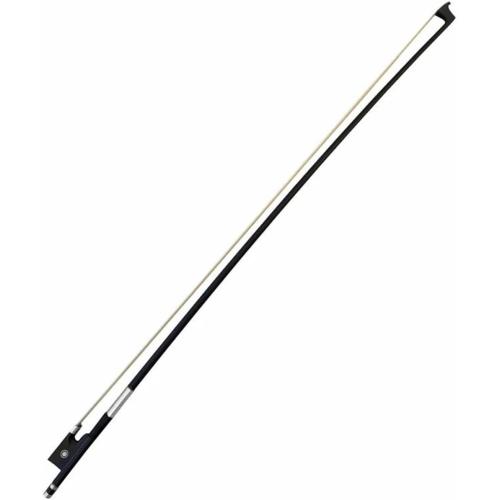 Violin Bow 1pcs 4/4 3/4 1/2 1/4 1/8 Violin Bow Black Strong Carbon Fiber Ebony(1/8)