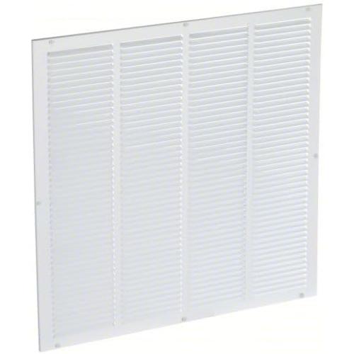24 x 24 White Steel Return Air Grille HVAC Vent Cover Grill for Wall, Sidewall and Ceiling, Air Return Vent Covers, Outside Dimensions: 25.75W x 25.75H