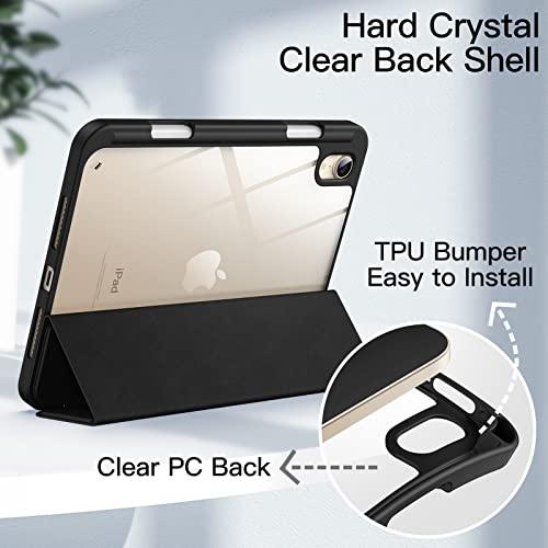 JETech Case for iPad mini A17 Pro/6th Gen (2024/2021), Black