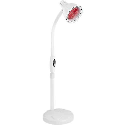 275W NIR Heat Lamp, Infrared Light for Pain and Muscle Soreness, Standing Heat Lamp, 360° Angle Adjustable, Knob On/Off, Temperature Range 0-115 ° C /32-239 ° F