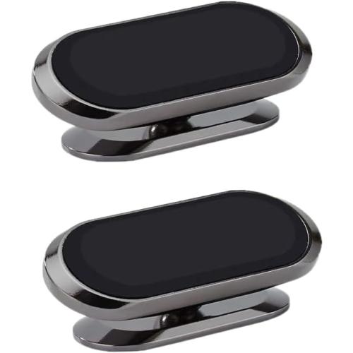 Car Phone Holder 2pcs, Magnetic Car Phone Holder, 360° Rotation Capable, Suitable for General Smartphones