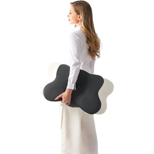 Cervical Neck Pillow for Neck Pain Relief,Side Sleeper Pillow for Sleeping,Memory Foam Neck Support Ergonomic Pillow for Back Stomach Sleepers