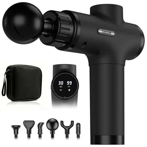 Massage Gun, Deep Tissue Percussion Massager 30 Speeds for Pain Relief