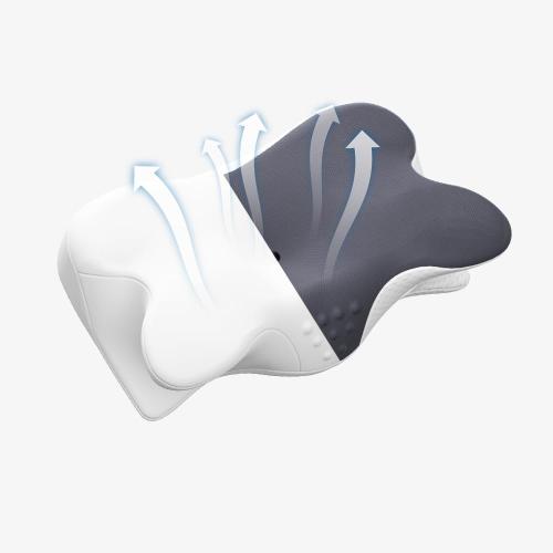 Cervical Neck Pillow for Neck Pain Relief,Side Sleeper Pillow for Sleeping,Memory Foam Neck Support Ergonomic Pillow for Back Stomach Sleepers