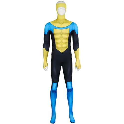 Anime Invincible Cosplay Costume Adult Mark Grayson Nolan Grayson Atom EVE Jumpsuit Halloween Bodysuit Fighting Suit