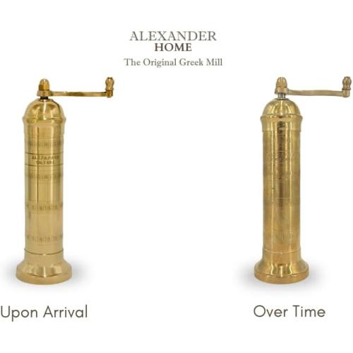 The Original European Mill (Brass, 8-Inch Salt)