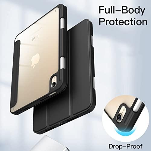 JETech Case for iPad mini A17 Pro/6th Gen (2024/2021), Black