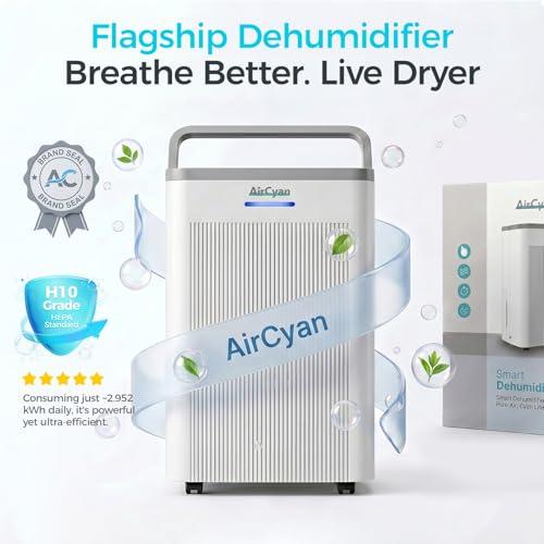 1500 Sq.Ft Dehumidifier, Max 32 Pint Quiet Dehumidifier