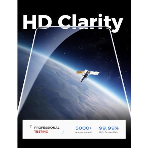 MAGIC JOHN Easy Installation for iPhone 15 Screen Protector, Tempered Glass