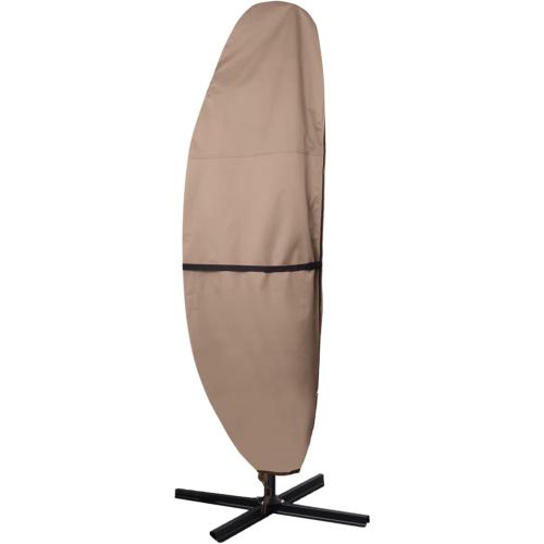ULTCOVER Patio Parasol 600D Waterproof Outdoor Offset Banana Style Umbrella Cover - Fits Cantilever Offset Umbrella 12-14 Feet