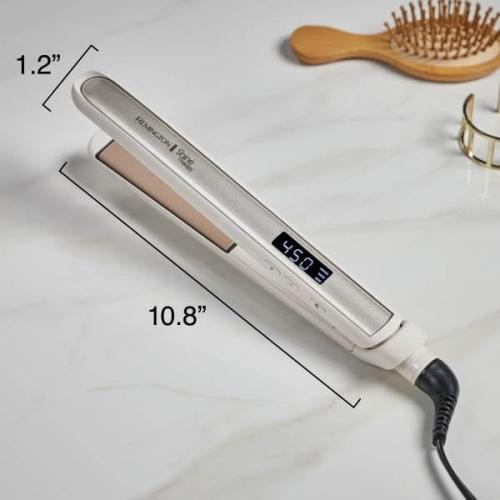 Remington Shine Therapy 1 inch Hair Straightener Iron, Flat Iron Infused with Argan Oil & Keratin, Professional Ceramic Flat Iron for Less Frizz, Shines and Smooth, Styling Tools