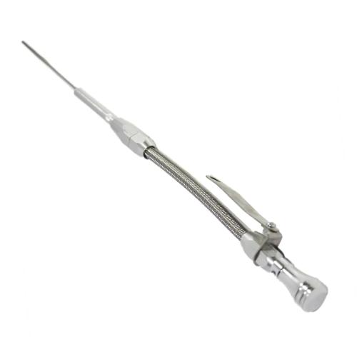 Stainless Steel Engine Oil Dipstick for SBC Chevy 1980-Up, Passenger Side