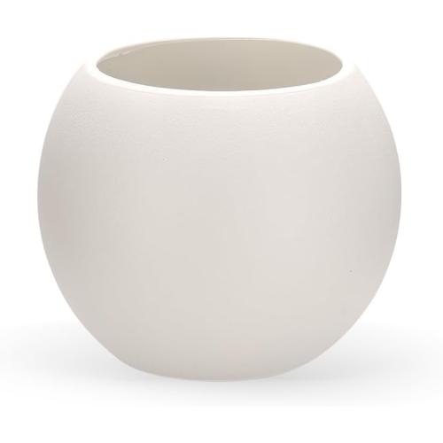Large Round Planter,Planters for Indoor Plants & Outdoor,Durable Plastic Material Sphere Planter with Drainage Hole & Rubber Plug Weather Resistant,Plant Pot