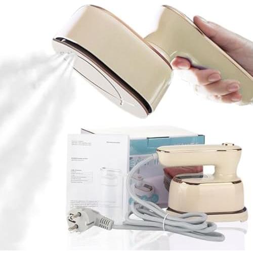 1000w Portable Mini Travel Steamer for Clothes: hand held steamer travel size handheld mini steam iron for clothing dress shirt plancha a de vapor para ropa portatil small compact ironing machine