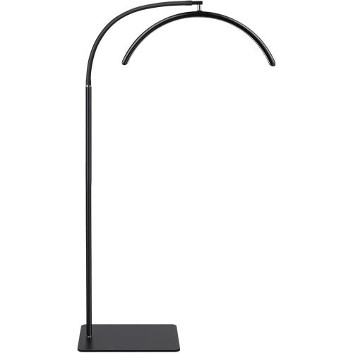 Half Moon LED Floor Light - Professional Shadow-Free Lamp for Lash Techs, Estheticians & Tattoo Artists | Dimmable for Eyelash Extensions, Nail Art, Home & Office