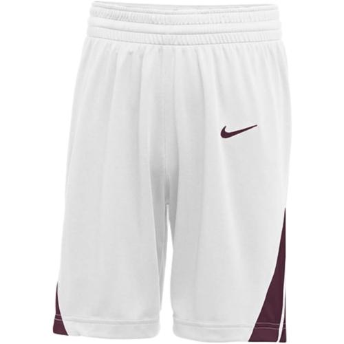 Size L Nike Mens Team National Shorts, White/Cardinal, -Large