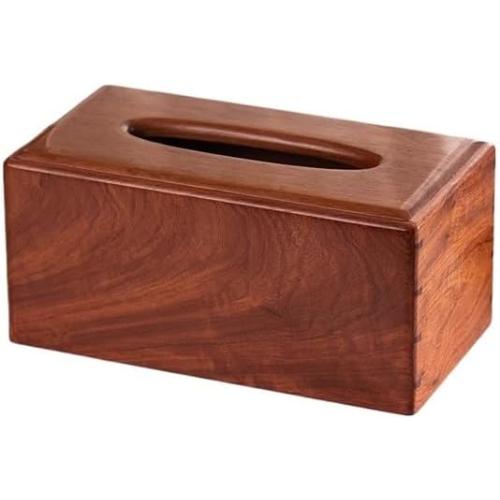 Organizer Tissue Holder Wooden Tissue Box Chinese Solid Wood Tissue Box, Coffee Table Tissue Box, Napkin Storage Box Tissue Box Desktop Tissue Paper Holder(Medium)