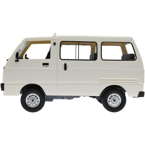 WPL D42 RC Car Van 1:10 – Off-Road RTR Remote Control Vehicle with LED Lights & Rechargeable Battery, Gift for Hobbyists (White / 1 Battery)