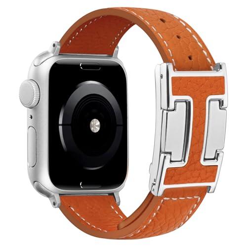 Leather Magnetic Band Compatible with Apple Watch Bands for Women