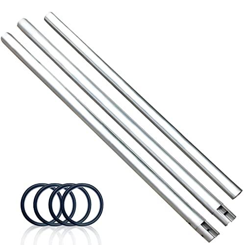 118/3m Stainless Metal Tube Crossbar for Studio Backdrop Wall Mount System - Holder Pole