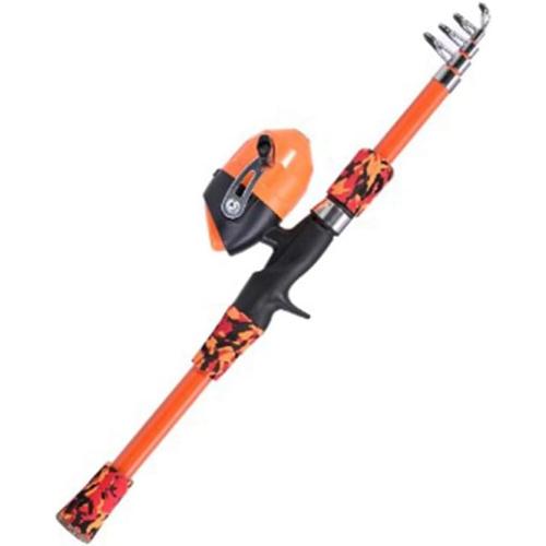 Kids Fishing Rod and Reel Combos, 5.41 ft Telescopic FRP Pole, Collapsible Design with Lure Accessories for Beginners or Experienced Child Anglers, Portable for Freshwater and Saltwater Fishing
