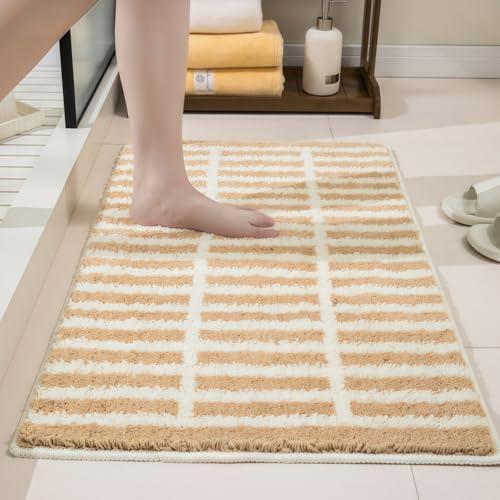 GIB Bathroom Rugs 32x20, Extra Soft Absorbent Bath Mat for Bathroom Floor