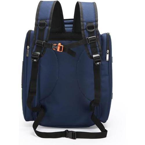 Medical Bag Backpack Empty First Aid Backpack Emergency Empty,Medicine Bag Empty，Medical Bag Organizer，Emergency Medical Backpack,First Aid Backpack, Medicine Mag for Traveling Nurses(Bag Only)