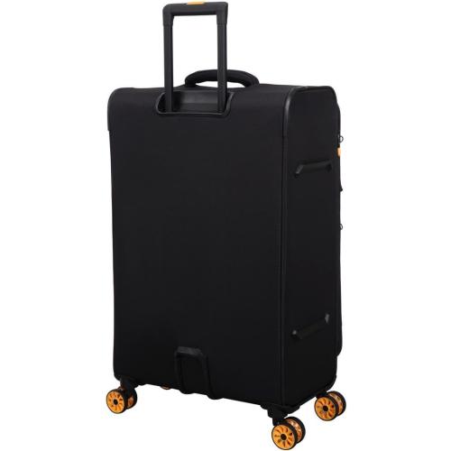 it luggage Compartment, Unisex Polyester Material Soft Case, 8x360 degree Spinner Wheels, Expandable Trolley Bag, Telescopic Handle, TSA Lock, 12-3149-08, Lightweight, Black, Large, Polyester Softside