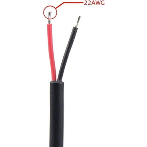 5Pairs 2pin Black Electrical Connector LED Connector for LED Lights 20cm Extension Cable 40cm/Pair 0.3mm² 15mm Nut