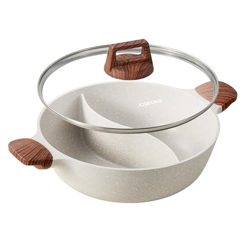 CAROTE 4.5QT Stockpot with Divider Double Flavor
