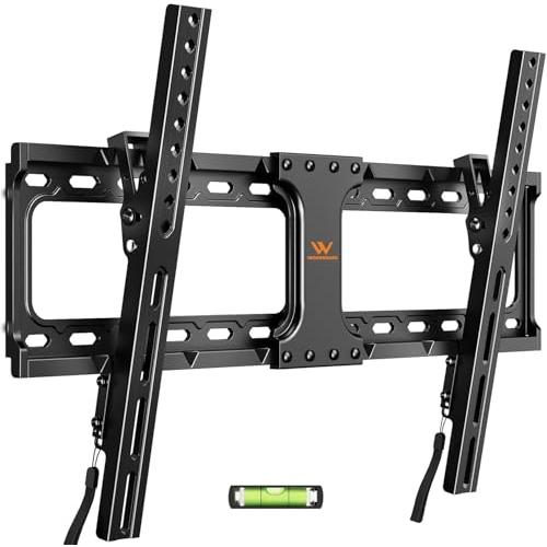 IWORKBORAD 55 65 75 85 inch Tilting TV Wall Mount for 32-90 '' TVs, Low Profile TV Mount Bracket, Safe Lock & Quick Release, Max VESA 600x400mm, 24 inch Studs,132 lbs, Fit Most 55  75  85  86 TVs