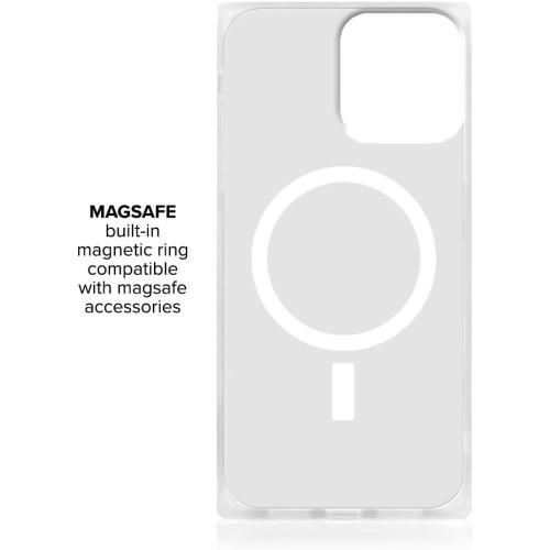 FLAUNT Official Square Protective Case - Compatible with iPhone 16 Pro Max - Compatible with MagSafe & Wireless Charging - Drop-Tested & Shockproof - (Rainbow Confetti Tortoise Shell)