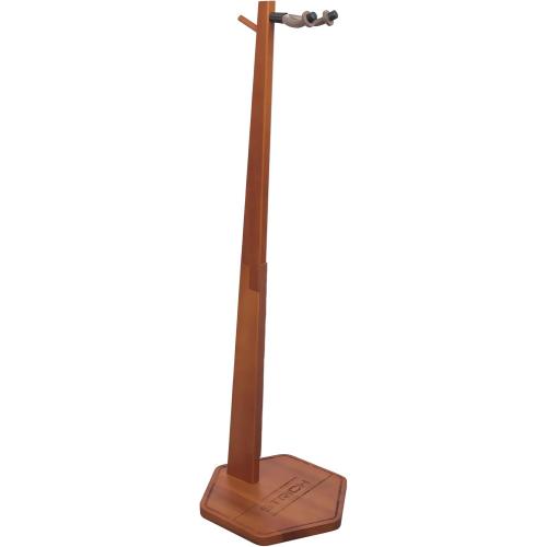 BROWN STRICH Acoustic Guitar Stand, HardWood 35.4 Height Floor Guitar Dispaly, Walnut Guitars Holder with Hanger for Home, Studio (FH1, Guitar Display)