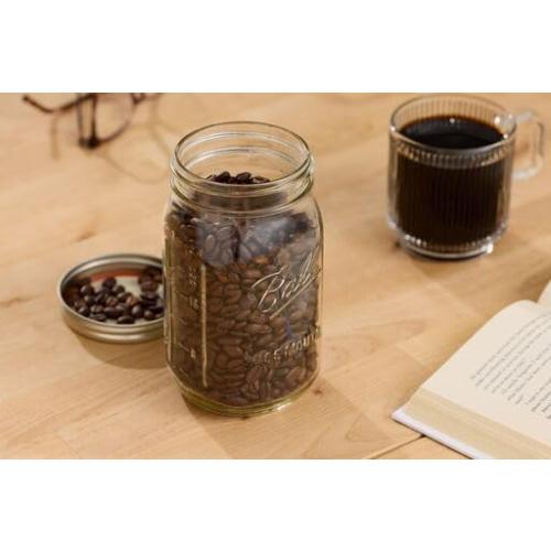 Ball Wide Mouth Glass Mason Jars with Lids and Bands, Used for Canning, Pickling, Juice, Jam, Jelly, Quart Size 32 Ounce (Pack of 2)